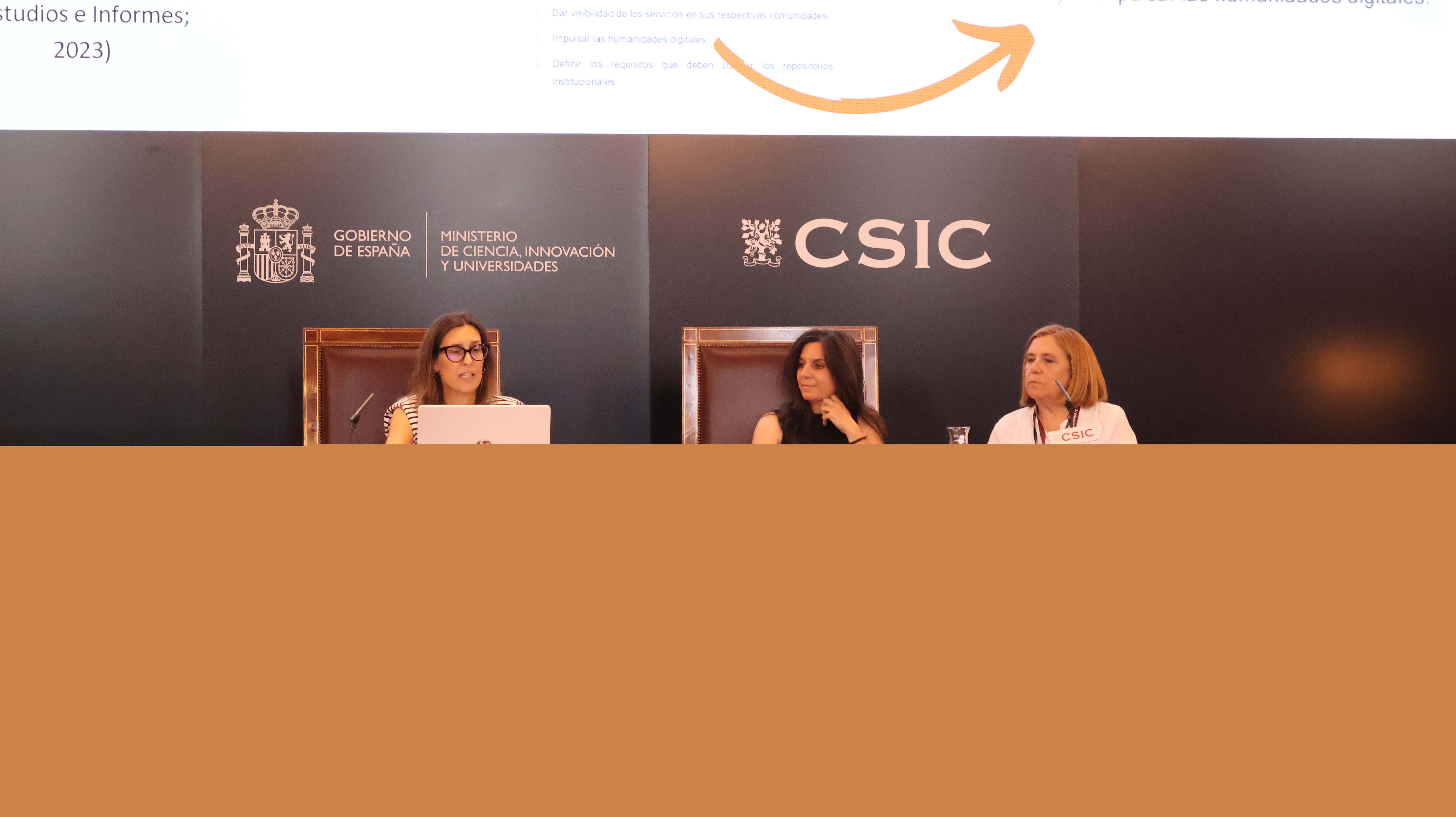 Gloria Lence, Sonia Jiménez, Flora Granizo