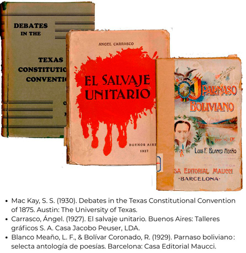 Selección de documentos de REBIS