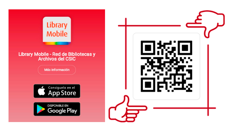 Código QR de APP bibliotecas CSIC