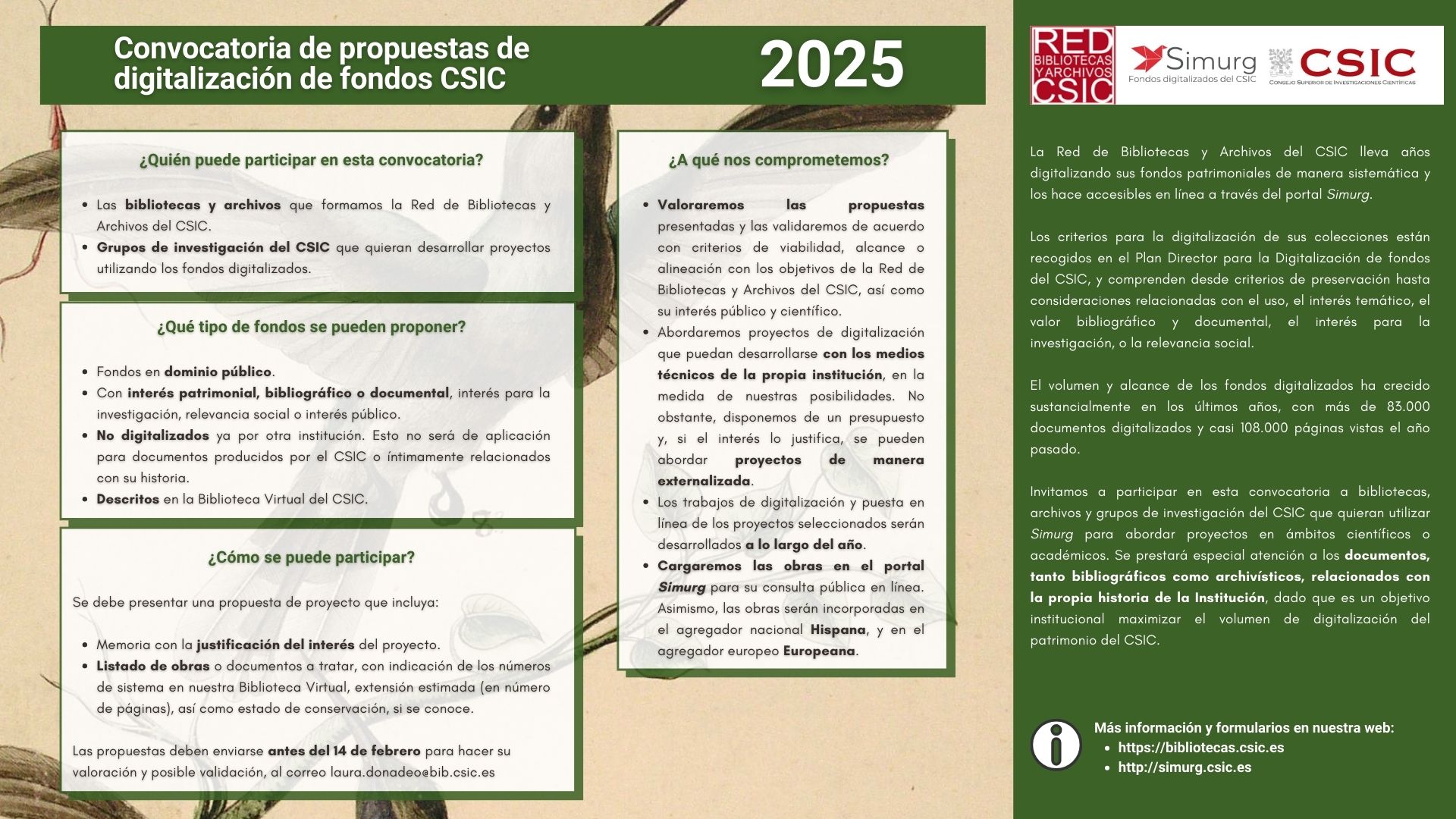 Convocatoria digitalización 2025