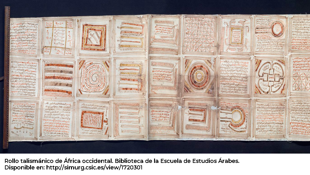 Rollo talismánico de África Occidental