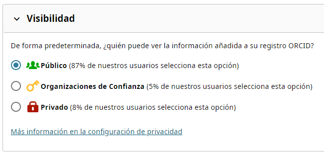 FAQ ORCID- ¿Cómo hacer visible mi perfil ORCID?