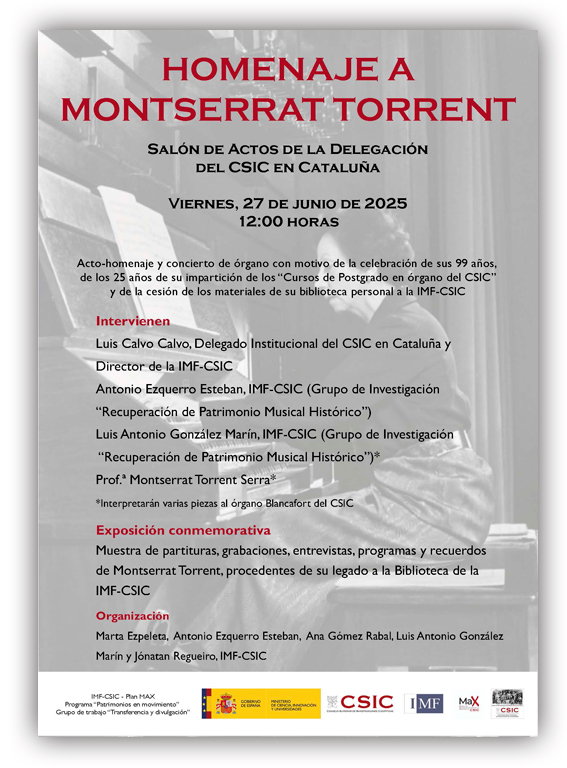 Homenaje a Montserrat Torrent