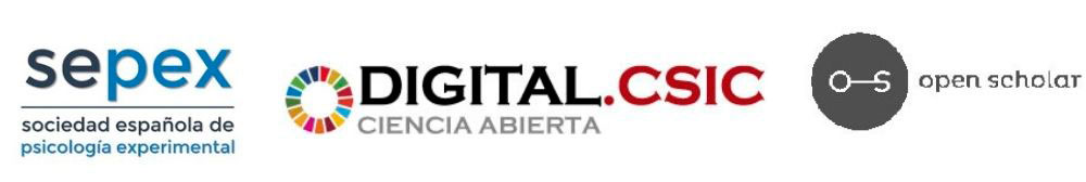 Logotipos de SEPEX, Digital.CSIC y Open Scholar