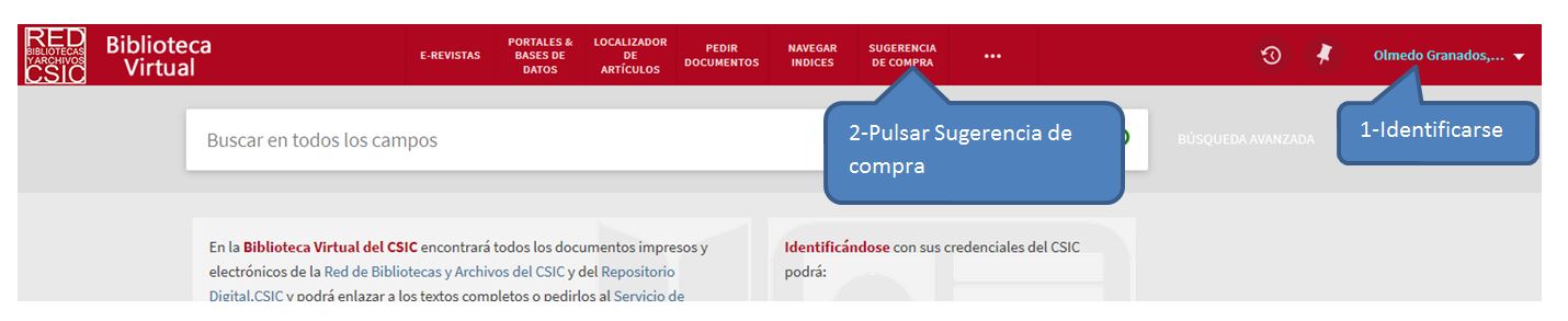 sugerencia de compra