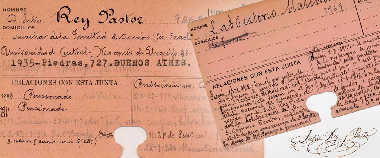 Archivo Julio Rey Pastor